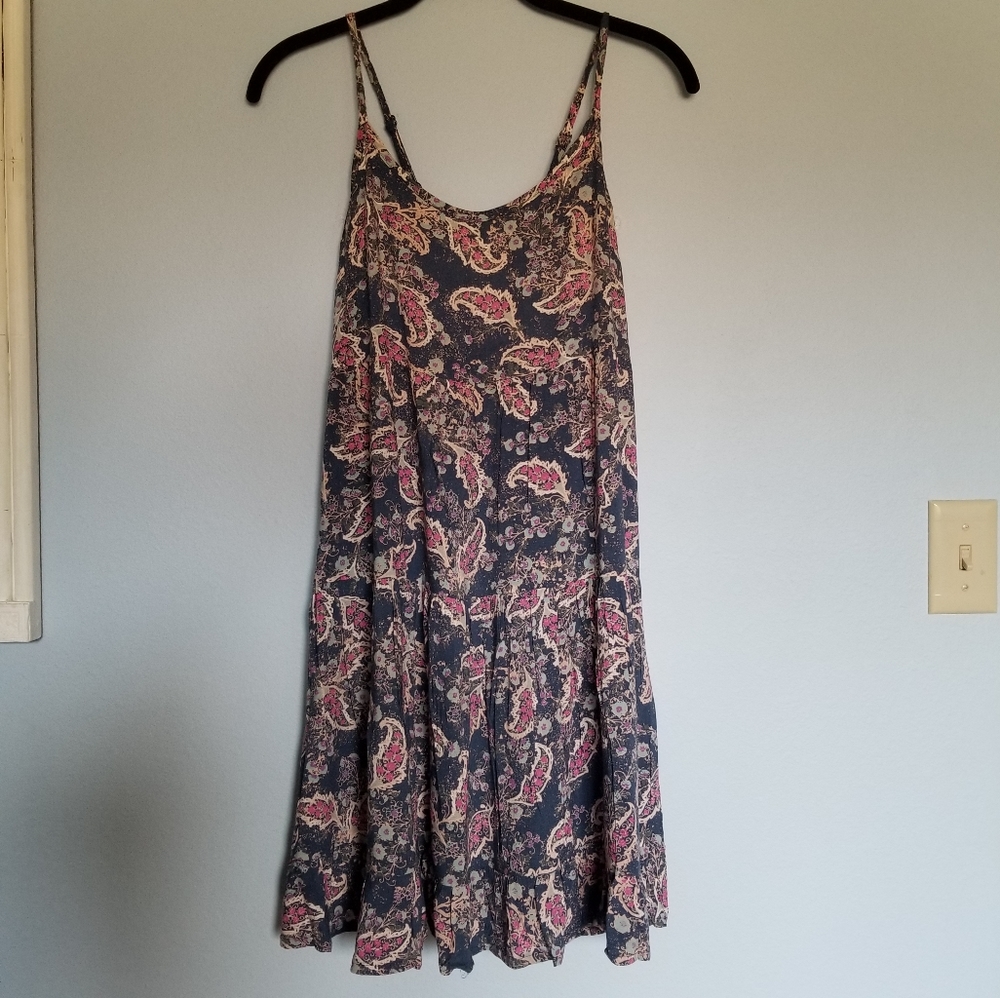 Mossimo Supply Co Sun Dress Pink Paisley Print